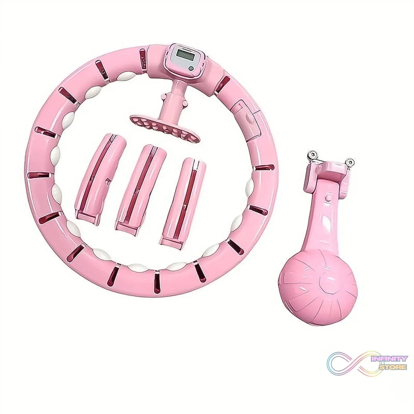 Smart Fitness Hula Hoops with Spinning Ball and Intelligent Counter (1 Pc/ With Brown Box) - infinityexculsivestore.com