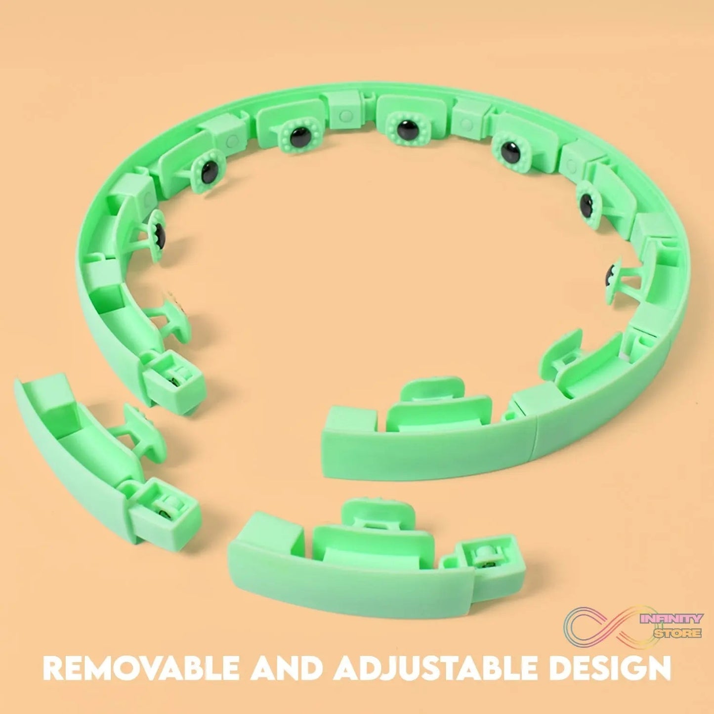 Smart Hula Hoops with Spinning Ball and Intelligent Counter (1 Pc) - infinityexculsivestore.com