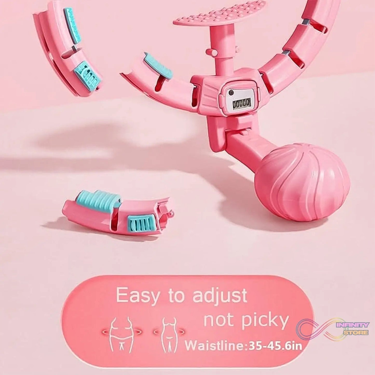 Smart Hula Hoops with Spinning Ball and Intelligent Counter (1 Pc) - infinityexculsivestore.com