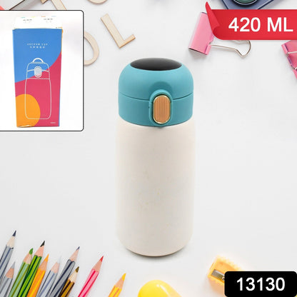 Smart Vacuum Insulated Water Bottle with LED Temperature Display (420 ML / Mix Design & Color) - infinityexculsivestore.com