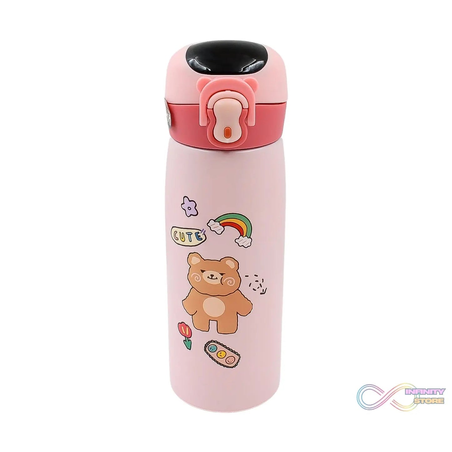 Smart Vacuum Insulated Water Bottle with LED Temperature Display (450 ML Approx / Mix Color & Design) - infinityexculsivestore.com