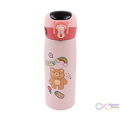 Smart Vacuum Insulated Water Bottle with LED Temperature Display (450 ML Approx / Mix Color & Design) - infinityexculsivestore.com