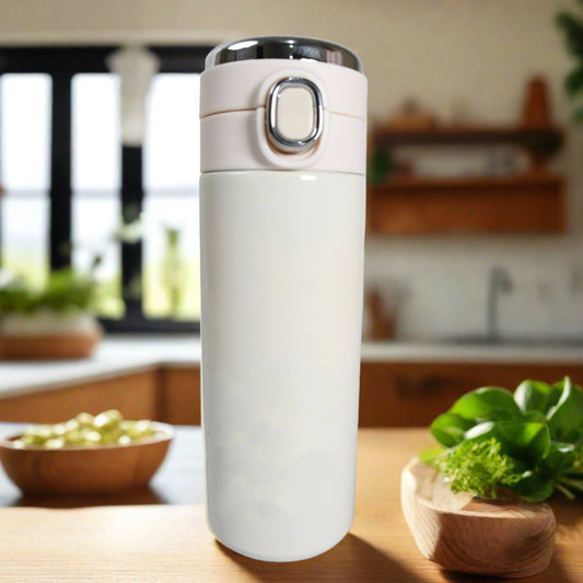 Smart Vacuum Insulated Water Bottle with LED Temperature Display, Cold & Hot | Leak Proof | Office Bottle | Gym | Home | Kitchen | Hiking | Trekking | Travel Bottle  (Mix Color & Design / 420 ML) - infinityexculsivestore.com