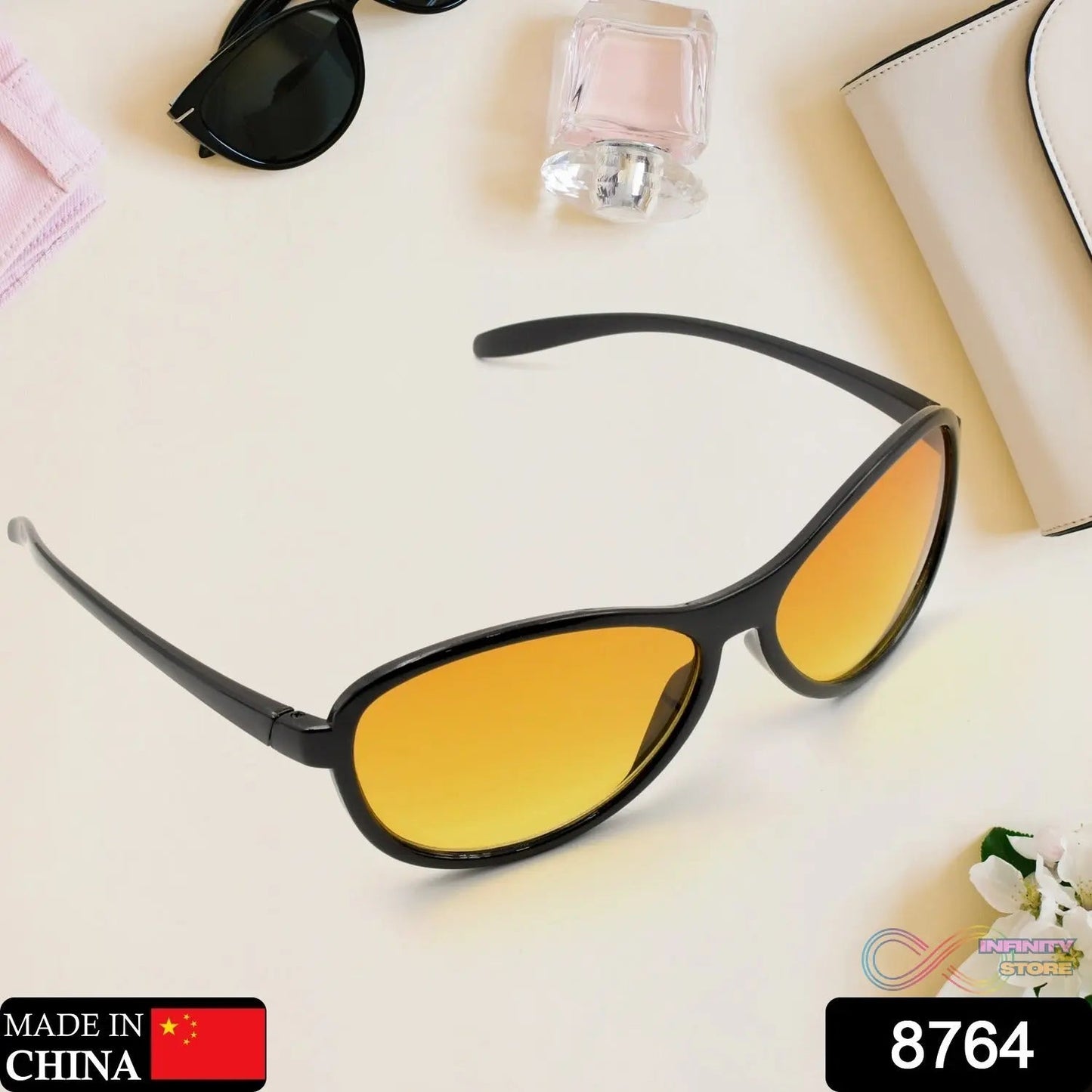 Smart Vision Glasses UV Protected Sunglasses, Lightweight and Attractive Design 3D classic Sunglasses for Men & Women, Lightweight, Both Outdoor and Indoor Use (1 Pc ) - infinityexculsivestore.com