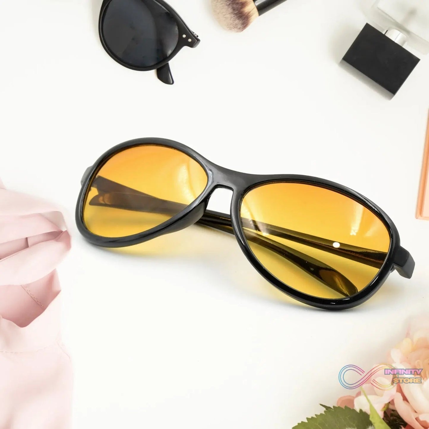 Smart Vision Glasses UV Protected Sunglasses, Lightweight and Attractive Design 3D classic Sunglasses for Men & Women, Lightweight, Both Outdoor and Indoor Use (1 Pc ) - infinityexculsivestore.com