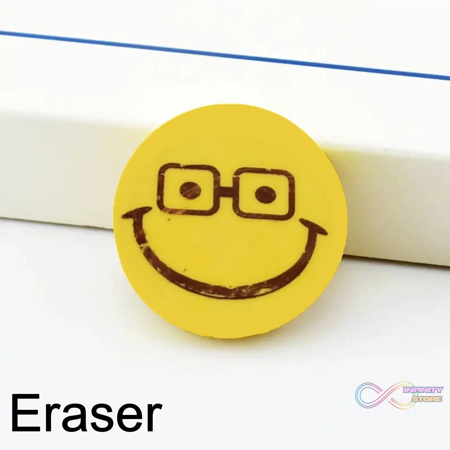 Smiley Design Eraser (1 Pc / Mix Design) - infinityexculsivestore.com