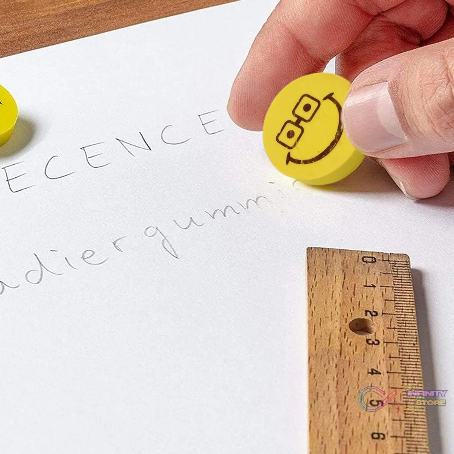 Smiley Design Eraser (1 Pc / Mix Design) - infinityexculsivestore.com