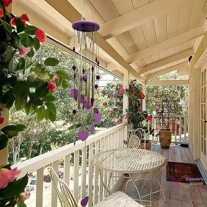 Smiley and Hearts Love Wind Chime (1 Pc) - infinityexculsivestore.com