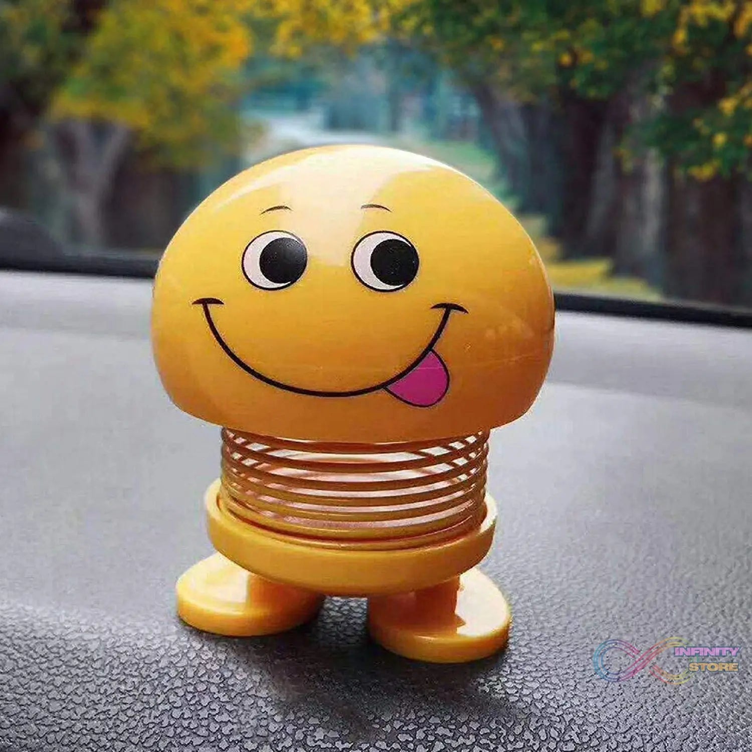Smiling Face, Spring Doll Toy (1 Pc) - infinityexculsivestore.com