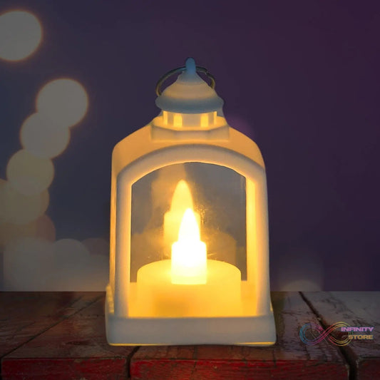 Smokeless Led Light Lantern Lamp (1 Pc) - infinityexculsivestore.com