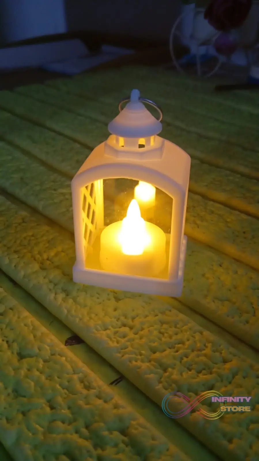 Smokeless Led Light Lantern Lamp (1 Pc) - infinityexculsivestore.com