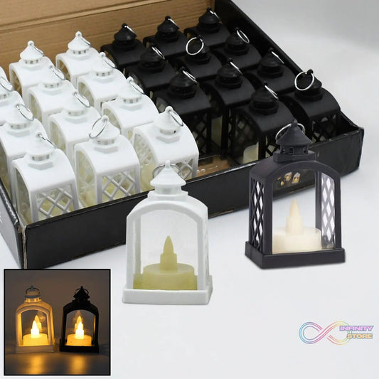 Smokeless Led Light Lantern Lamp (24 Pcs Set) - infinityexculsivestore.com