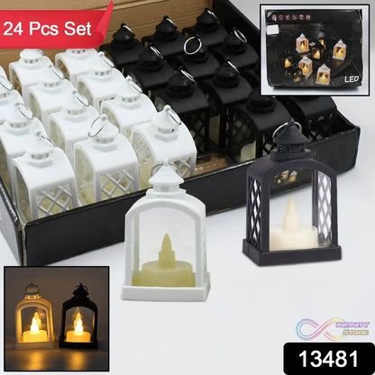 Smokeless Led Light Lantern Lamp (24 Pcs Set) - infinityexculsivestore.com