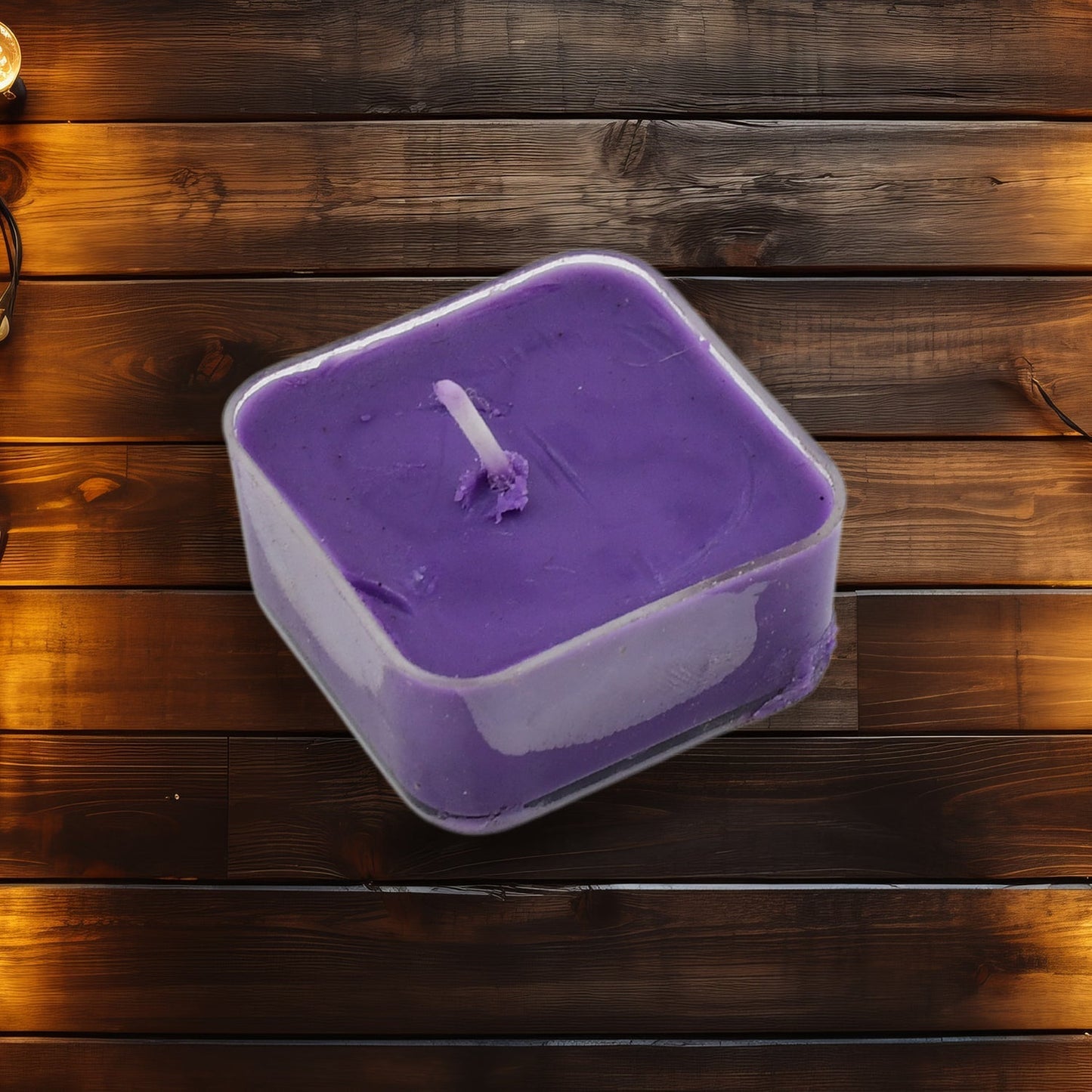 Smokeless Scented Acrylic Lavender Tealight Candles | Scented Acrylic Tealight Candle Set of 1 for Home Decoration and Celebrations | Long Burning Time Candle (1 Pc / Mix Color) - infinityexculsivestore.com