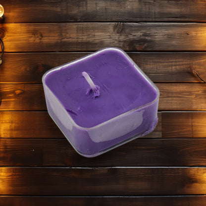 Smokeless Scented Acrylic Lavender Tealight Candles | Scented Acrylic Tealight Candle Set of 1 for Home Decoration and Celebrations | Long Burning Time Candle (1 Pc / Mix Color) - infinityexculsivestore.com