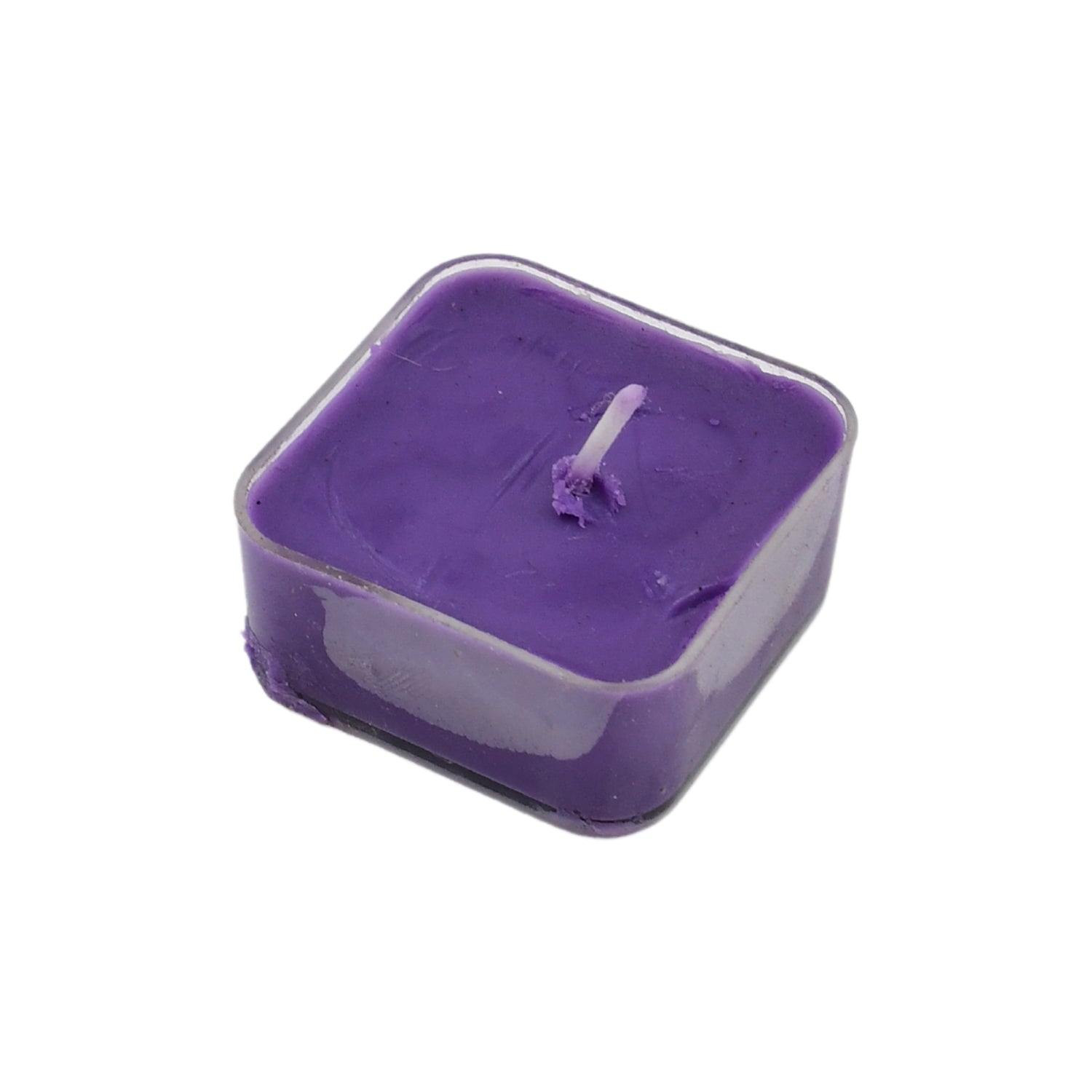 Smokeless Scented Acrylic Lavender Tealight Candles | Scented Acrylic Tealight Candle Set of 1 for Home Decoration and Celebrations | Long Burning Time Candle (1 Pc / Mix Color) - infinityexculsivestore.com