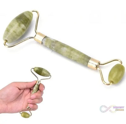 Jade facial roller and massager