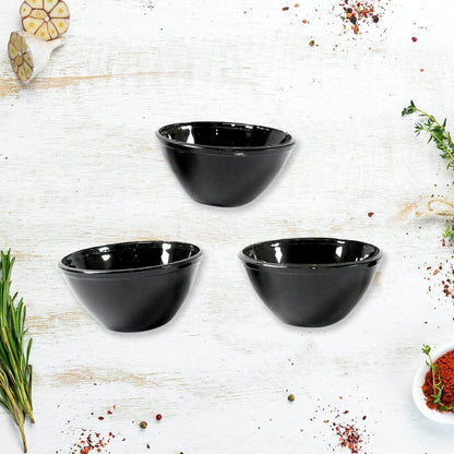 Hello Sweet Round Ceramic Snacks Bowl With Plastic Leaf shape Serving platter Portable, Lightweight Breakfast, Serving Bowl | Ideal for Rice, Pasta, Desserts Home & Kitchen Serving Bowl & platter (7 Pcs set) - infinityexculsivestore.com