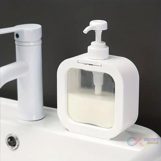 Snap sink Dispenser Plastic Clear Empty Pump Lotion Bottles (1 Set) - infinityexculsivestore.com