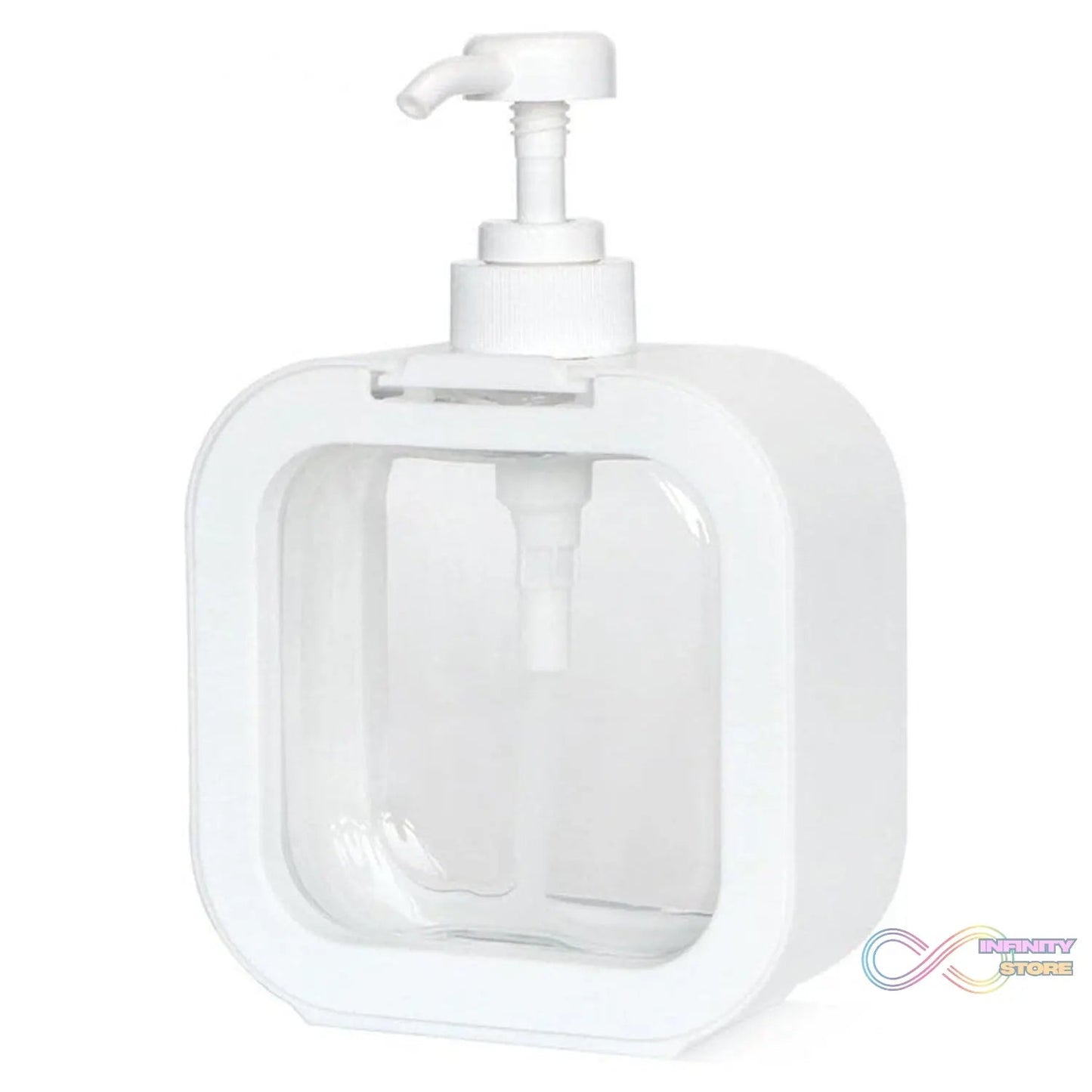 Snap sink Dispenser Plastic Clear Empty Pump Lotion Bottles (1 Set) - infinityexculsivestore.com