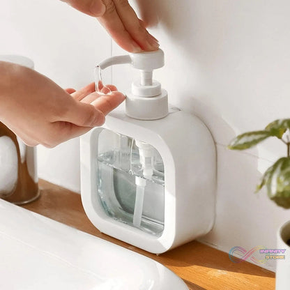 Snap sink Dispenser Plastic Clear Empty Pump Lotion Bottles (1 Set) - infinityexculsivestore.com