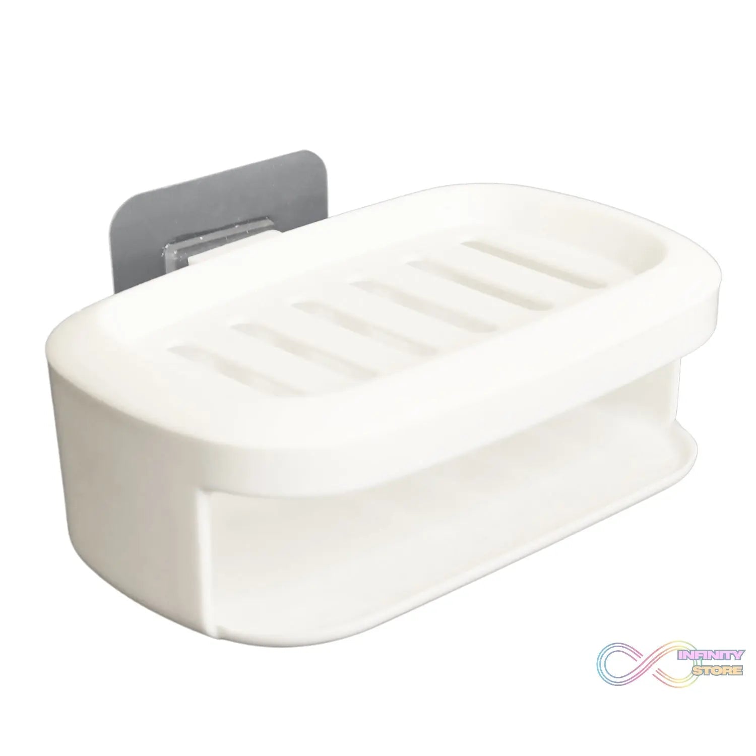 Soap Box With Sponge Dual - use Soap Holder (2 Pc Set / With Adhesive Hook) - infinityexculsivestore.com