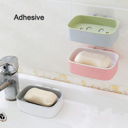 Soap Dish with Drain Soap Holder, Soap Saver Easy Cleaning, Soap Tray for Shower Bathroom Kitchen (1 Pc) - infinityexculsivestore.com