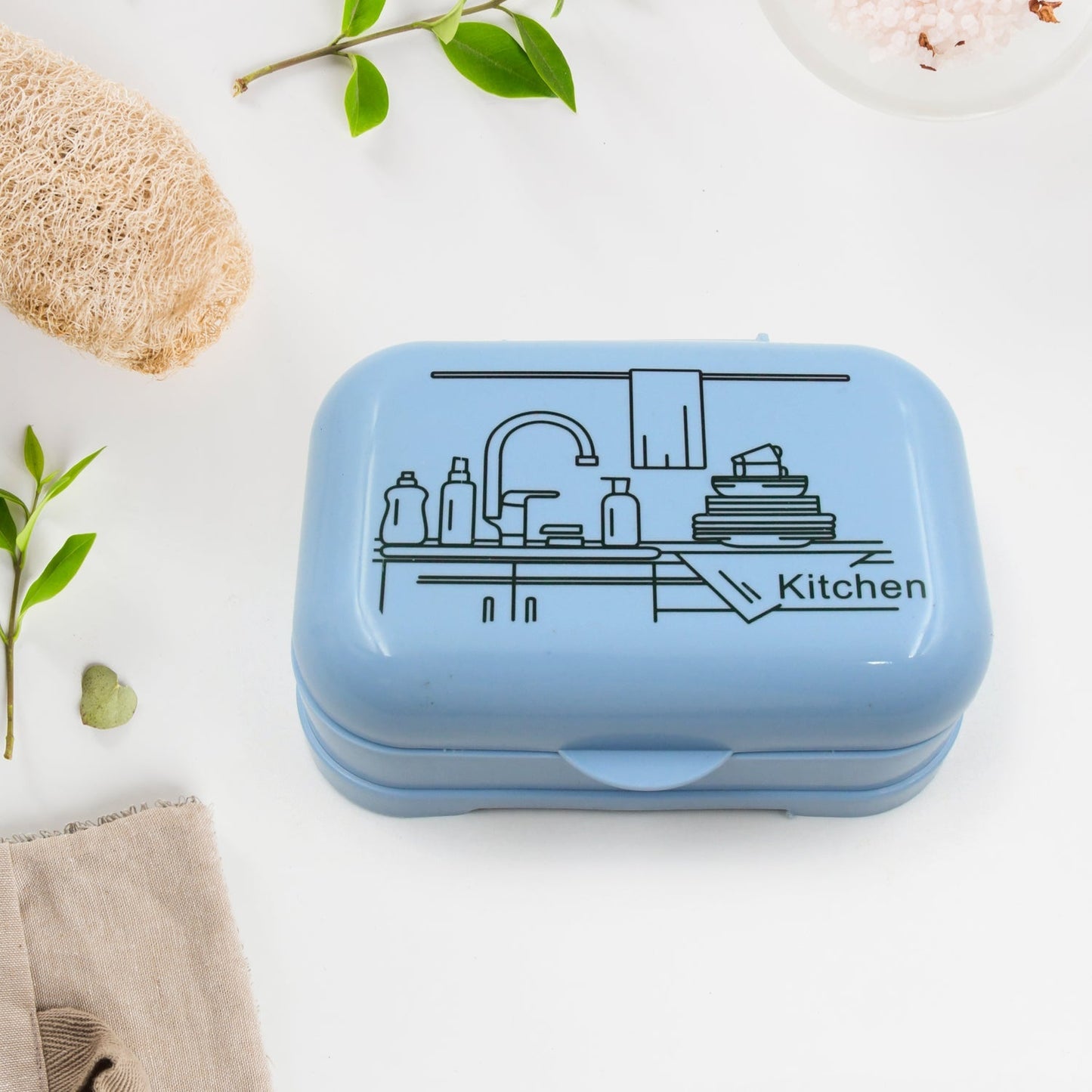 Soap Dish with Drain Soap Holder, Soap Saver Easy Cleaning, Soap Tray for Shower Bathroom Kitchen (1 Pc) - infinityexculsivestore.com