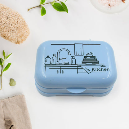 Soap Dish with Drain Soap Holder, Soap Saver Easy Cleaning, Soap Tray for Shower Bathroom Kitchen (1 Pc) - infinityexculsivestore.com