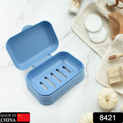 Soap Dish with Drain Soap Holder, Soap Saver Easy Cleaning, Soap Tray for Shower Bathroom Kitchen (1 Pc) - infinityexculsivestore.com