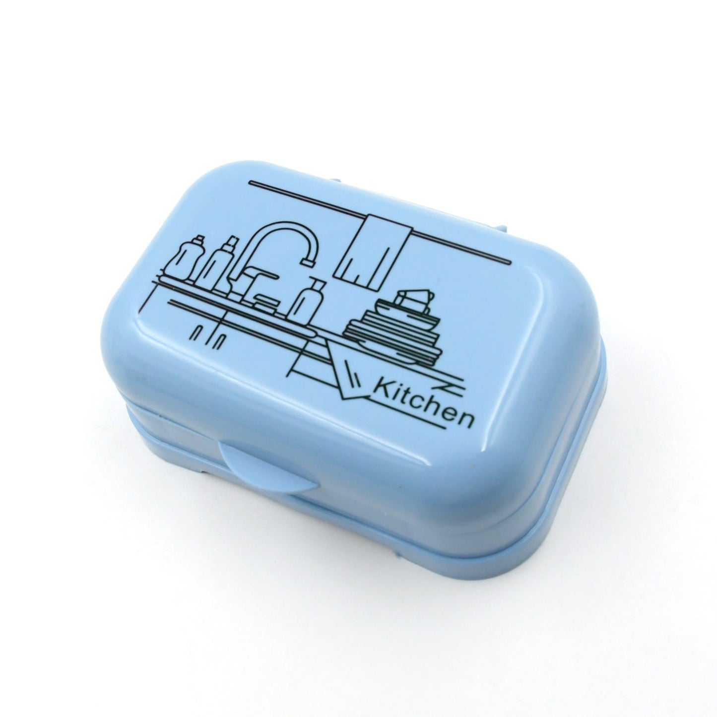 Soap Dish with Drain Soap Holder, Soap Saver Easy Cleaning, Soap Tray for Shower Bathroom Kitchen (1 Pc) - infinityexculsivestore.com