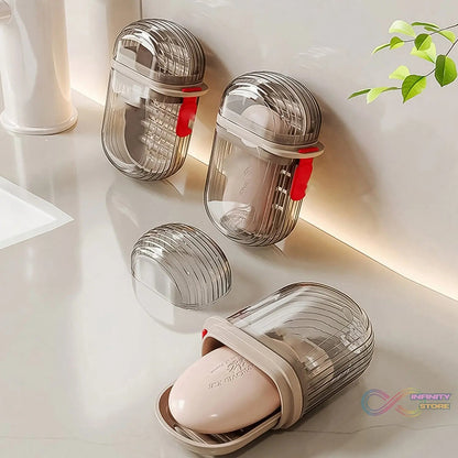 Soap Dishes Soap Box Travel (1 Pc / With Color Box) - infinityexculsivestore.com
