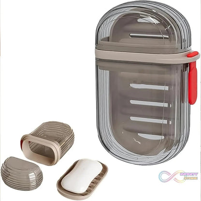 Soap Dishes Soap Box Travel (1 Pc) - infinityexculsivestore.com