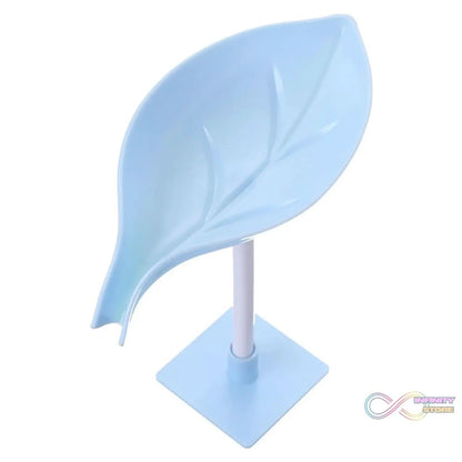 Soap Holder Leaf - Shape Self Draining Soap Dish Holder, With Suction Cup Soap Dish Suitable for Shower, Bathroom, Kitchen Sink - infinityexculsivestore.com