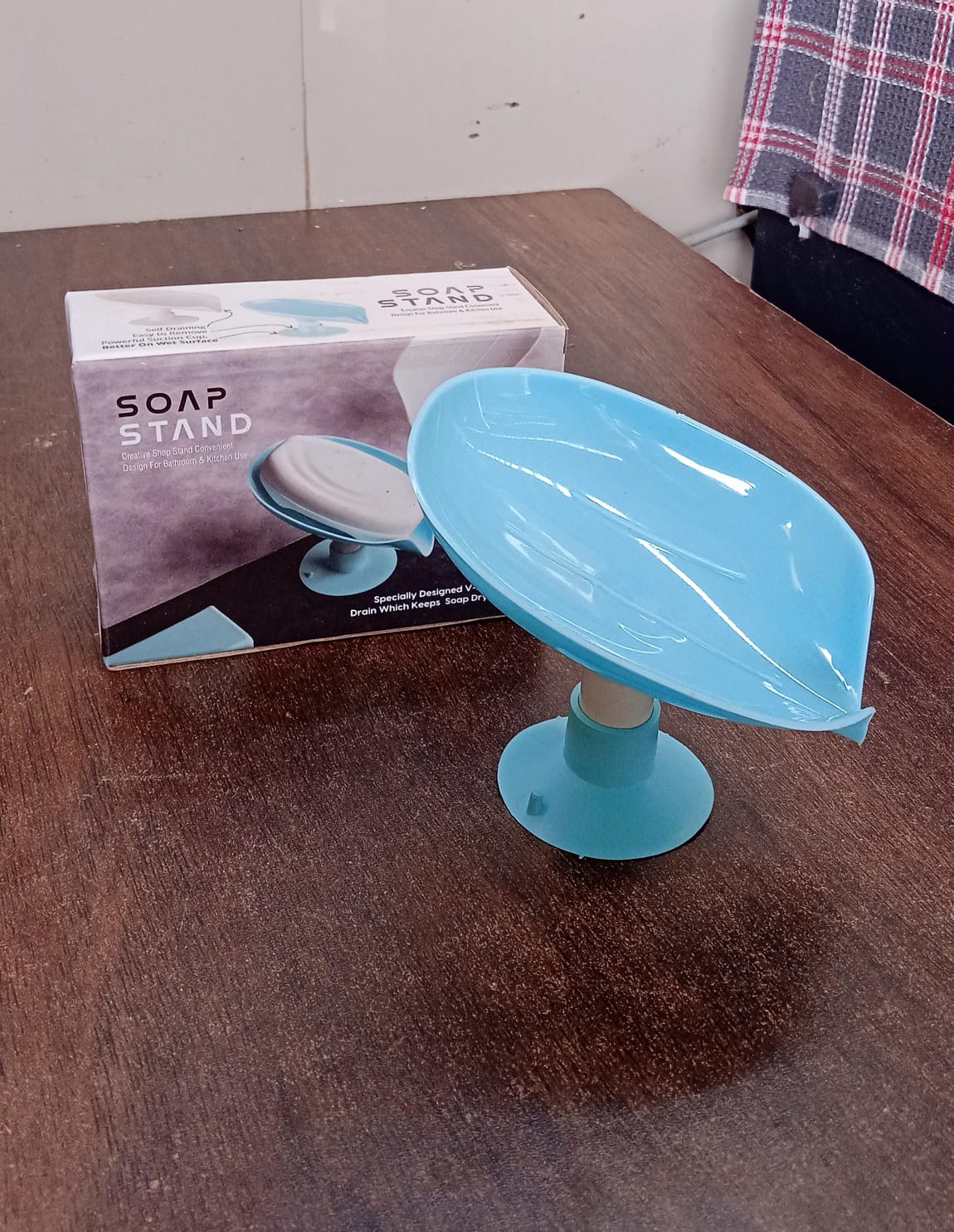 Soap Holder Stand Self Draining Soap Dish Holder Soap Box (2 Pc) - infinityexculsivestore.com