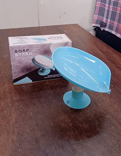 Soap Holder Stand Self Draining Soap Dish Holder Soap Box (2 Pc) - infinityexculsivestore.com
