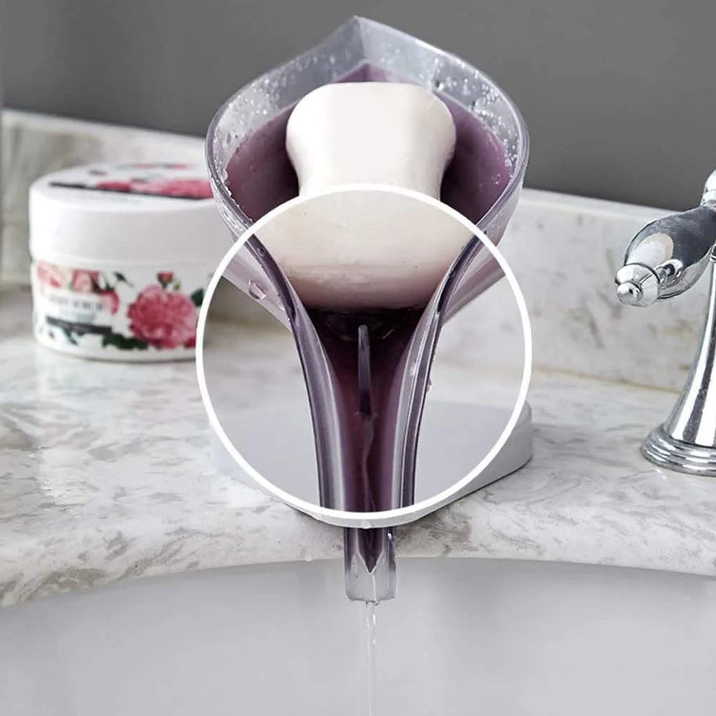 Soap Tray self draining Leaf soap Box Storage soap Box Rack Leaf Laundry soap Box with Suction Cup, Suitable for Bathroom and Kitchen Plastic Tray Rack (1 Pc) - infinityexculsivestore.com