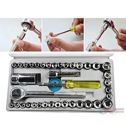 Socket Combination Toolkit (40 pcs) - infinityexculsivestore.com