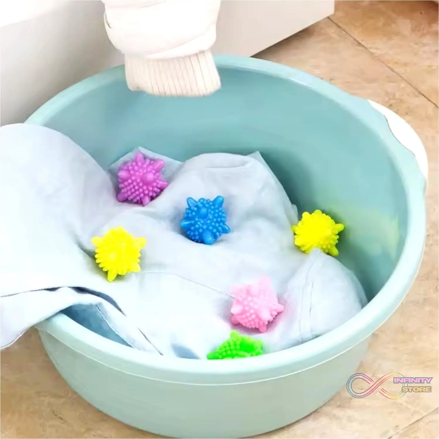Soft Star Washing Machine, Laundry Dryer Balls Laundry Ball (4 Pcs / Multi Color) - infinityexculsivestore.com