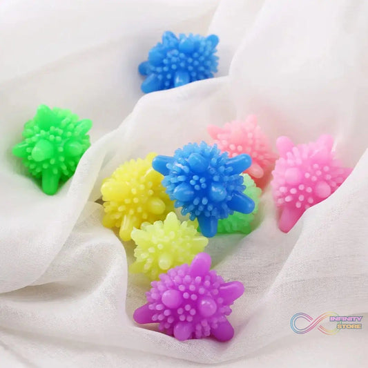 Soft Star Washing Machine, Laundry Dryer Balls Laundry Ball for Household Cleaning Washing Machine Clothes Softener (10 Pcs / Multi Color) - infinityexculsivestore.com