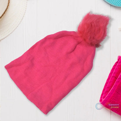 Soft Winter Cap For Gilrs - infinityexculsivestore.com
