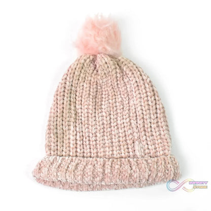 Soft Winter Cap, Woolen Inside Fur Beanie Cap (1 Pc / Mix Design & Color) - infinityexculsivestore.com