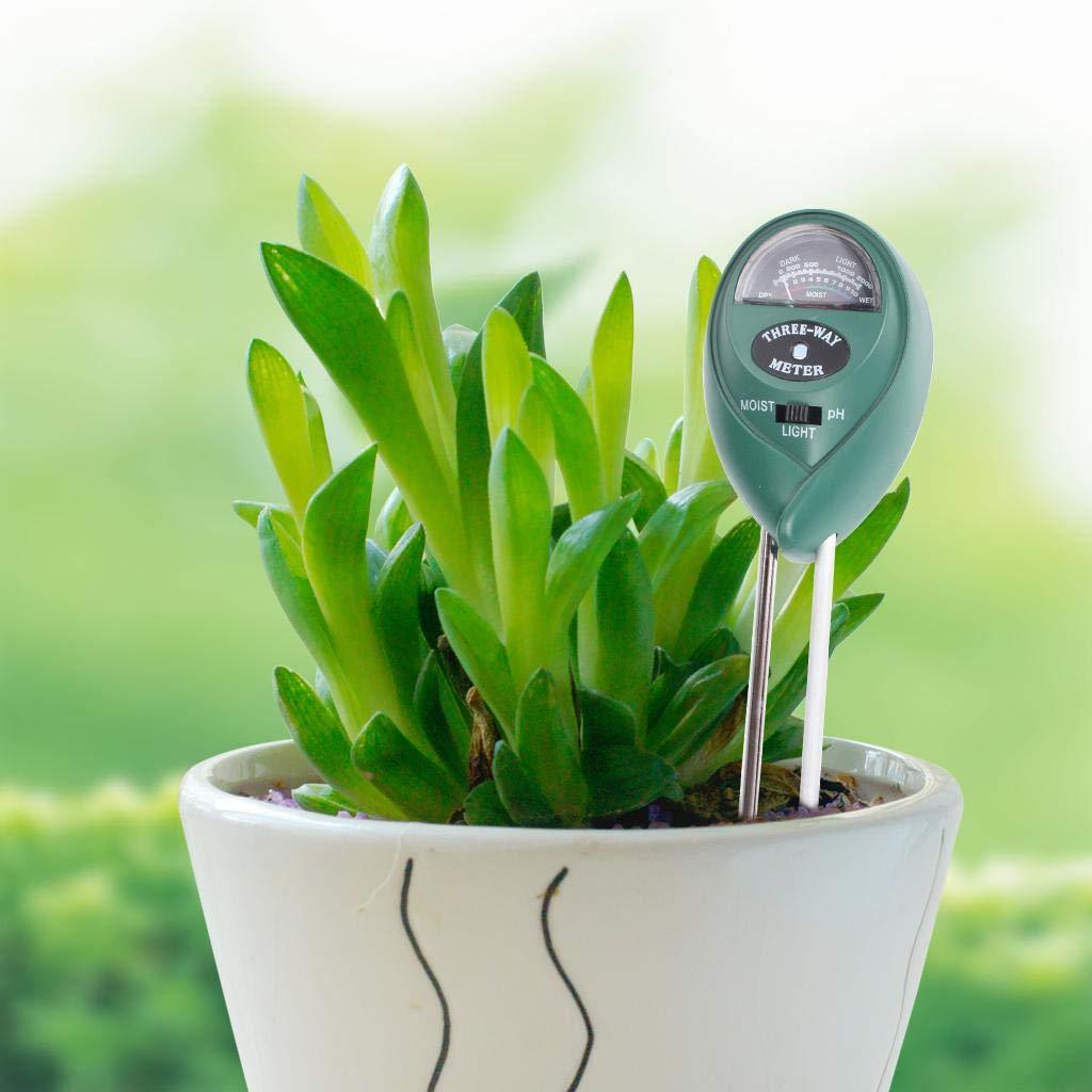 Soil Tester 3 - in - 1 Plant Moisture Sensor (Green) - infinityexculsivestore.com