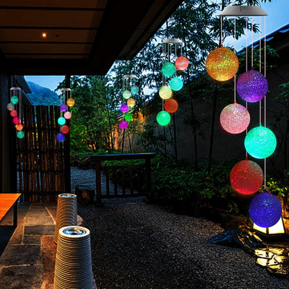 Solar Crystal Ball , Color Changing Solar Powered LED Hanging Light Mobile for Patio Yard Garden Home Outdoor Night Decor, Gifts - infinityexculsivestore.com