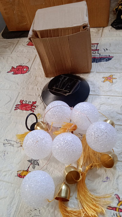 Solar Crystal Ball Wind Chime, Color Changing Solar Powered LED Hanging Wind Chime Light Mobile for Patio Yard Garden Home Outdoor Night Decor, Gifts - infinityexculsivestore.com