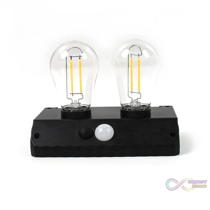 Solar Double LED Bulb Lamp YT - 819 - 2W (1 Pc) - infinityexculsivestore.com