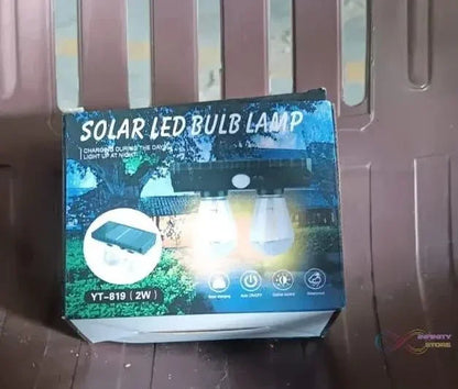 Solar Double LED Bulb Lamp YT - 819 - 2W (1 Pc) - infinityexculsivestore.com