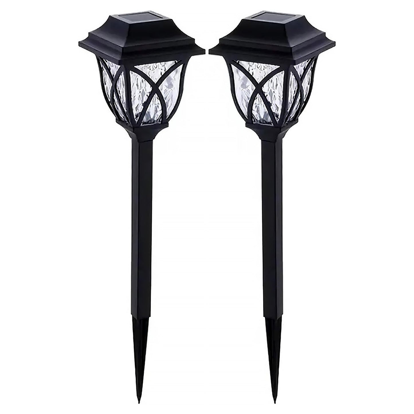 Solar Garden Lights LED Outdoor Stake Spotlight Fixture for Garden Light (Pack of 2pc ) - infinityexculsivestore.com