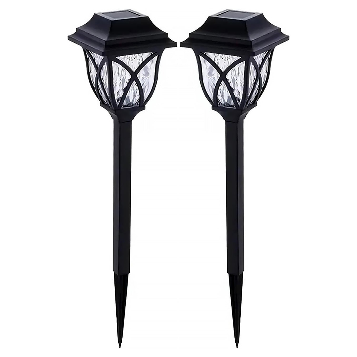 Solar Garden Lights LED Outdoor Stake Spotlight Fixture for Garden Light (Pack of 2pc ) - infinityexculsivestore.com