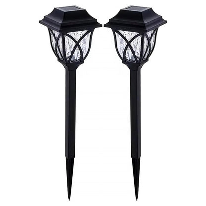 Solar Garden Lights LED Outdoor Stake Spotlight Fixture for Garden Light (Pack of 2pc ) - infinityexculsivestore.com